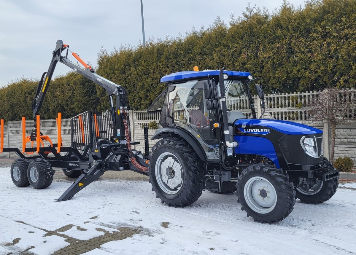 LOVOL M754 + Przyczepa BMF 8T2Pro - Ciągnik rolniczy: zdjęcie 2 LOVOL M754 + Przyczepa BMF 8T2Pro - Ciągnik rolniczy: zdjęcie 2