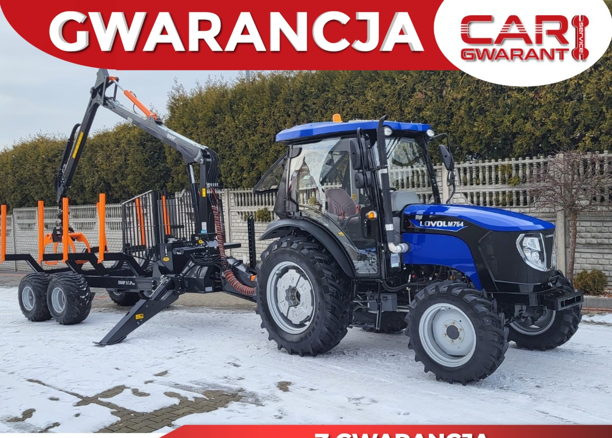 LOVOL M754 + Przyczepa BMF 8T2Pro - Ciągnik rolniczy: zdjęcie 1 LOVOL M754 + Przyczepa BMF 8T2Pro - Ciągnik rolniczy: zdjęcie 1