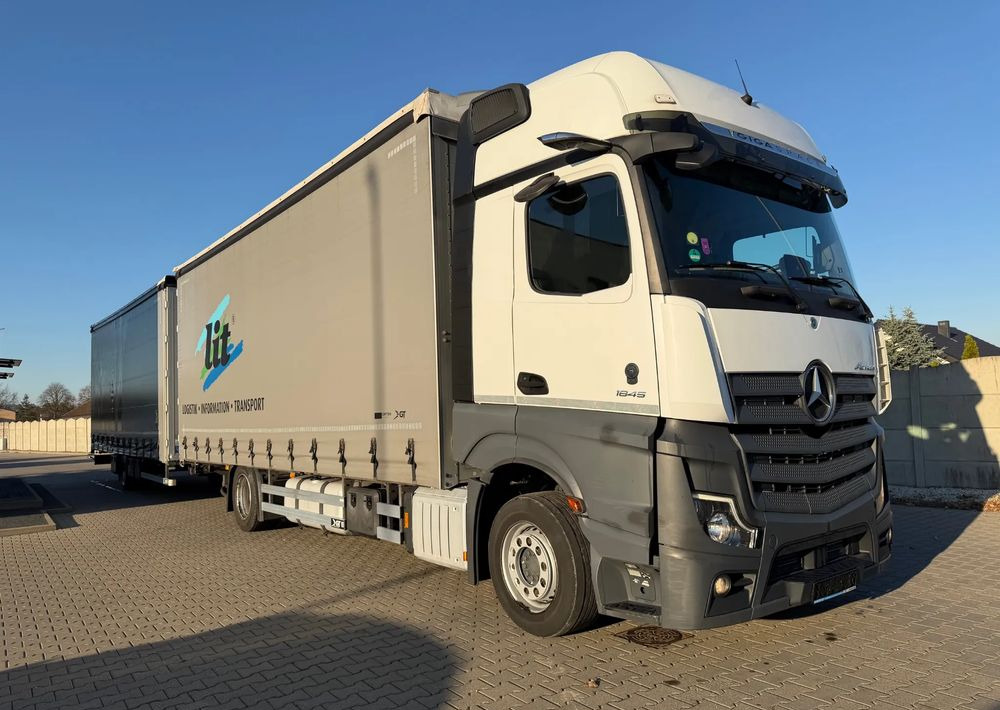Mercedes-Benz ACTROS 1845 Zestaw przestrzenny przejazdowy120m3 - Samochód ciężarowy plandeka: zdjęcie 4 Mercedes-Benz ACTROS 1845 Zestaw przestrzenny przejazdowy120m3 - Samochód ciężarowy plandeka: zdjęcie 4