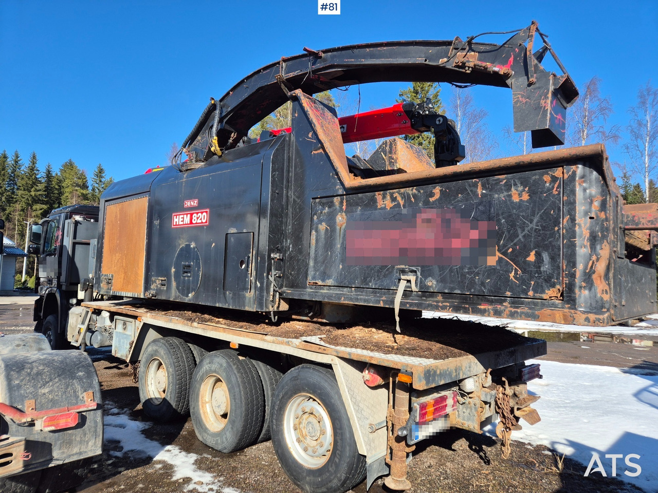 Rozdrabniacz do drewna Jenz HEM 820 Autohakkuri sekä nostin: zdjęcie 10 Rozdrabniacz do drewna Jenz HEM 820 Autohakkuri sekä nostin: zdjęcie 10