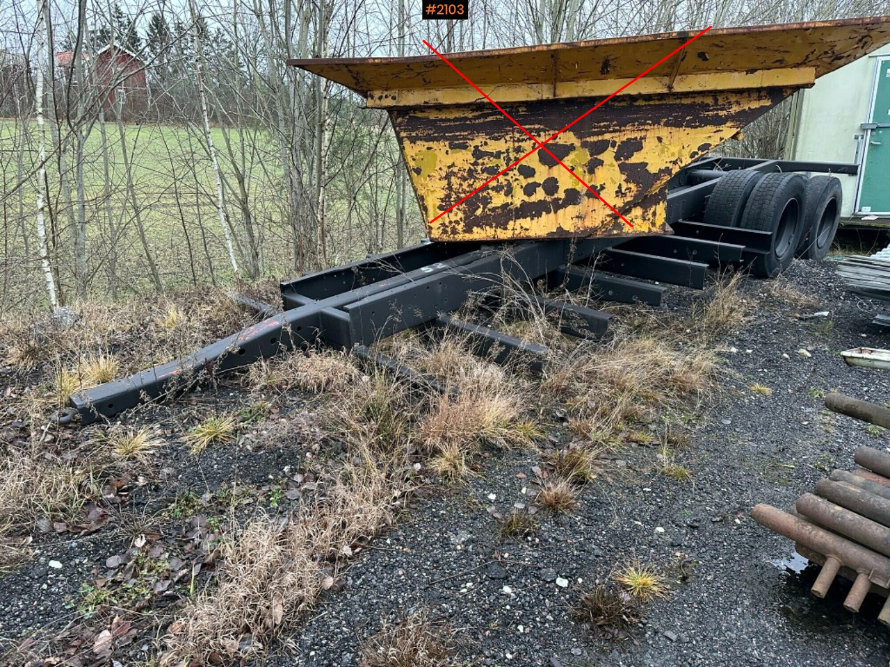 Przyczepa Front loaded machine trailer: zdjęcie 1