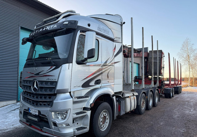 Mercedes-BenzArocs 8x4 - Samochód do drewna, Samochod ciężarowy z HDS: zdjęcie 1 Mercedes-BenzArocs 8x4 - Samochód do drewna, Samochod ciężarowy z HDS: zdjęcie 1