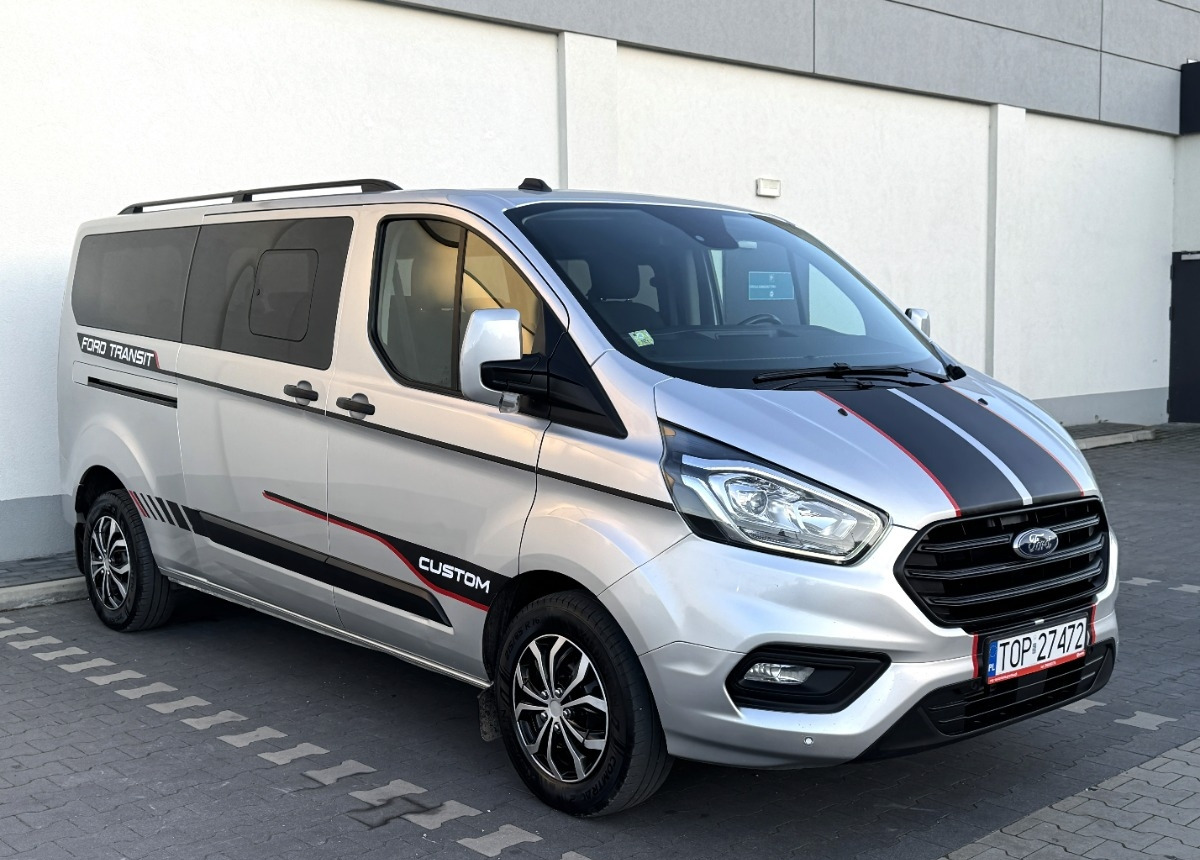 Samochód dostawczy doka Ford Transit Custom 2.0 170KM Rok 2021 8 osobowy FV23 Salon PL Zadbany Super STAN: zdjęcie 16