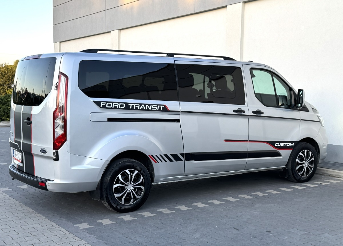 Samochód dostawczy doka Ford Transit Custom 2.0 170KM Rok 2021 8 osobowy FV23 Salon PL Zadbany Super STAN: zdjęcie 20