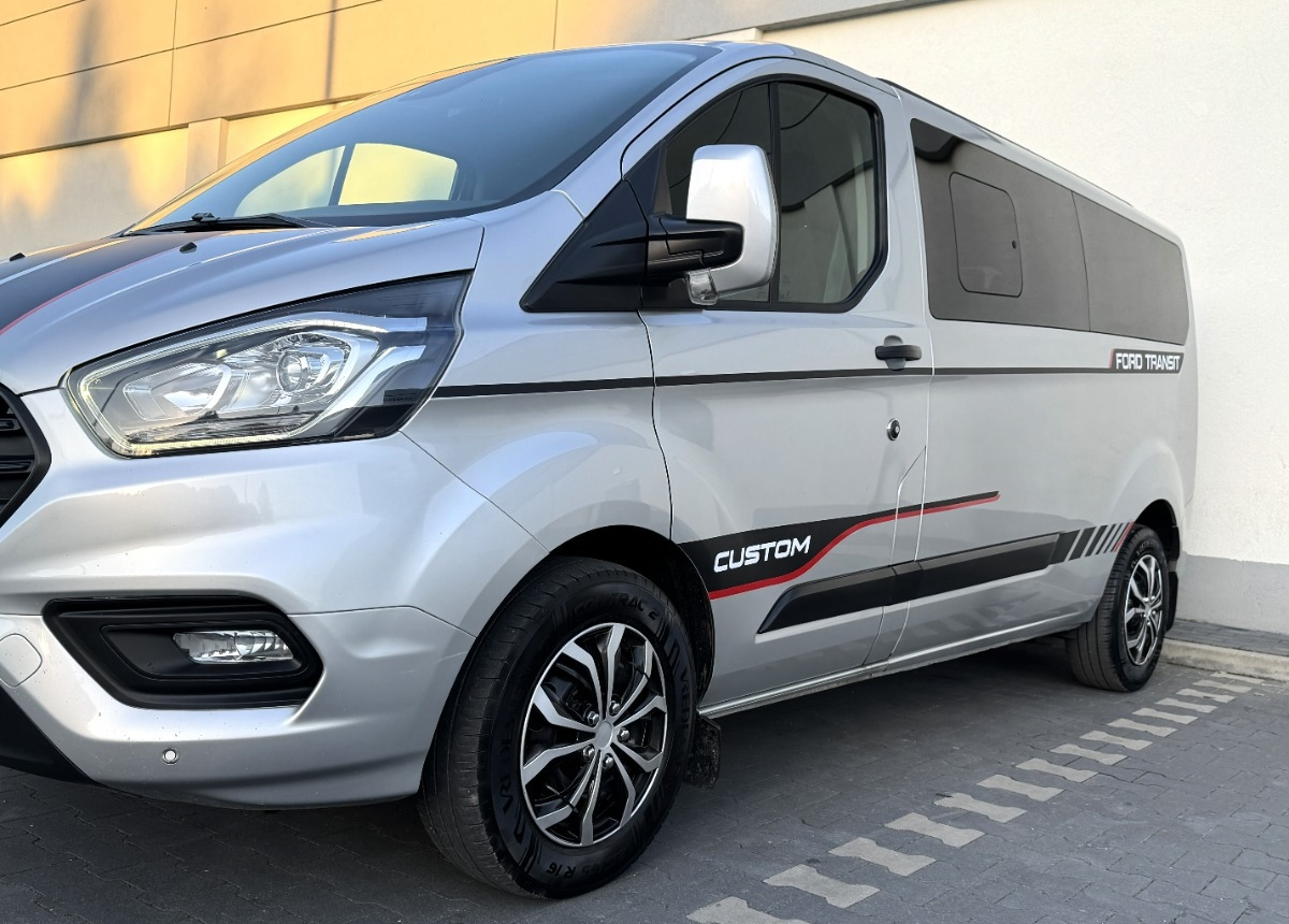 Samochód dostawczy doka Ford Transit Custom 2.0 170KM Rok 2021 8 osobowy FV23 Salon PL Zadbany Super STAN: zdjęcie 10