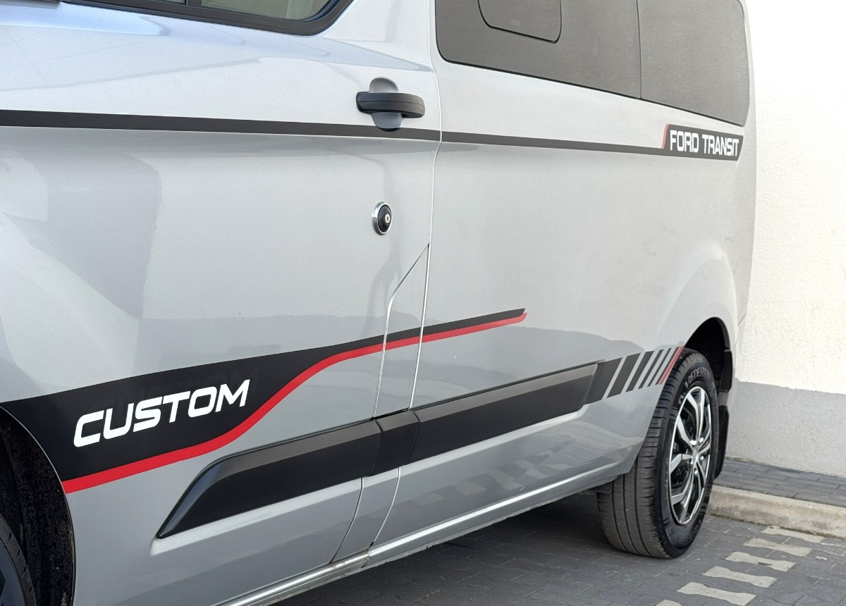 Samochód dostawczy doka Ford Transit Custom 2.0 170KM Rok 2021 8 osobowy FV23 Salon PL Zadbany Super STAN: zdjęcie 19