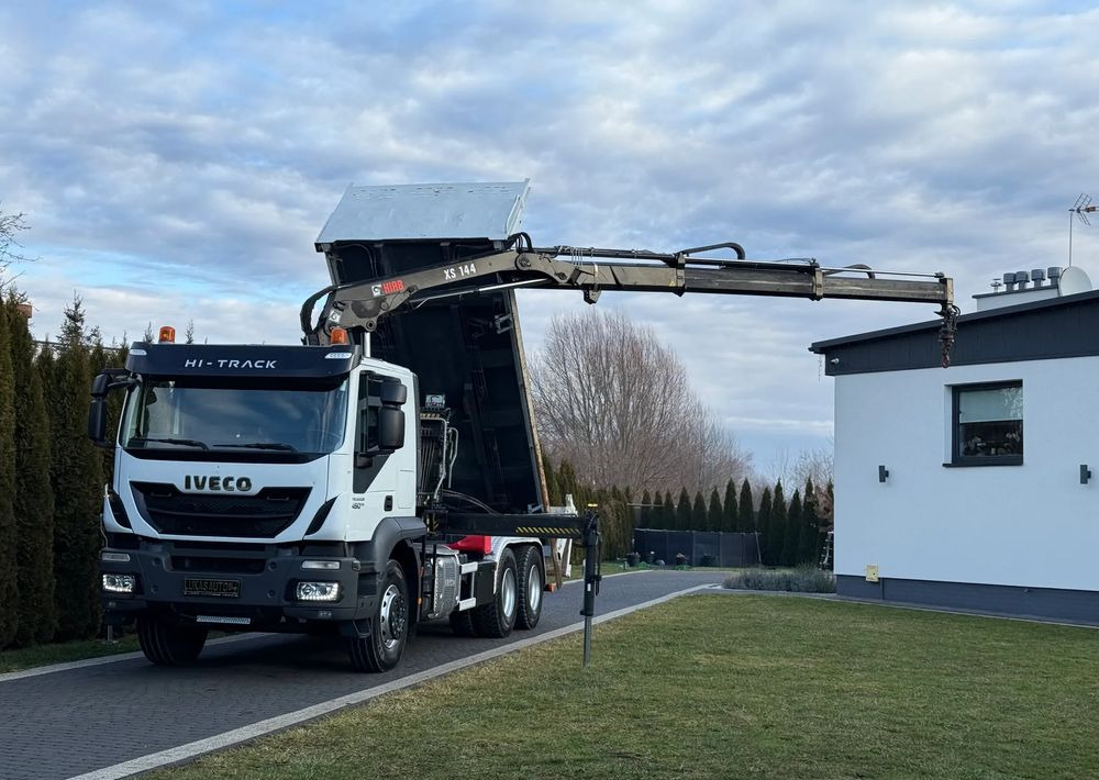 Iveco TRAKKER 450 6X4 PODWÓJNA HYDRO-BURTA HIAB 104 - Wywrotka: zdjęcie 1 Iveco TRAKKER 450 6X4 PODWÓJNA HYDRO-BURTA HIAB 104 - Wywrotka: zdjęcie 1