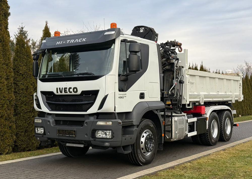 Iveco TRAKKER 450 6X4 PODWÓJNA HYDRO-BURTA HIAB 104 - Wywrotka, Samochod ciężarowy z HDS: zdjęcie 5 Iveco TRAKKER 450 6X4 PODWÓJNA HYDRO-BURTA HIAB 104 - Wywrotka, Samochod ciężarowy z HDS: zdjęcie 5