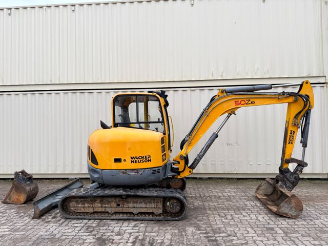 Wacker Neuson 50Z3 / 2014 BJ / 2 x Löffel - Minikoparka: zdjęcie 5 Wacker Neuson 50Z3 / 2014 BJ / 2 x Löffel - Minikoparka: zdjęcie 5