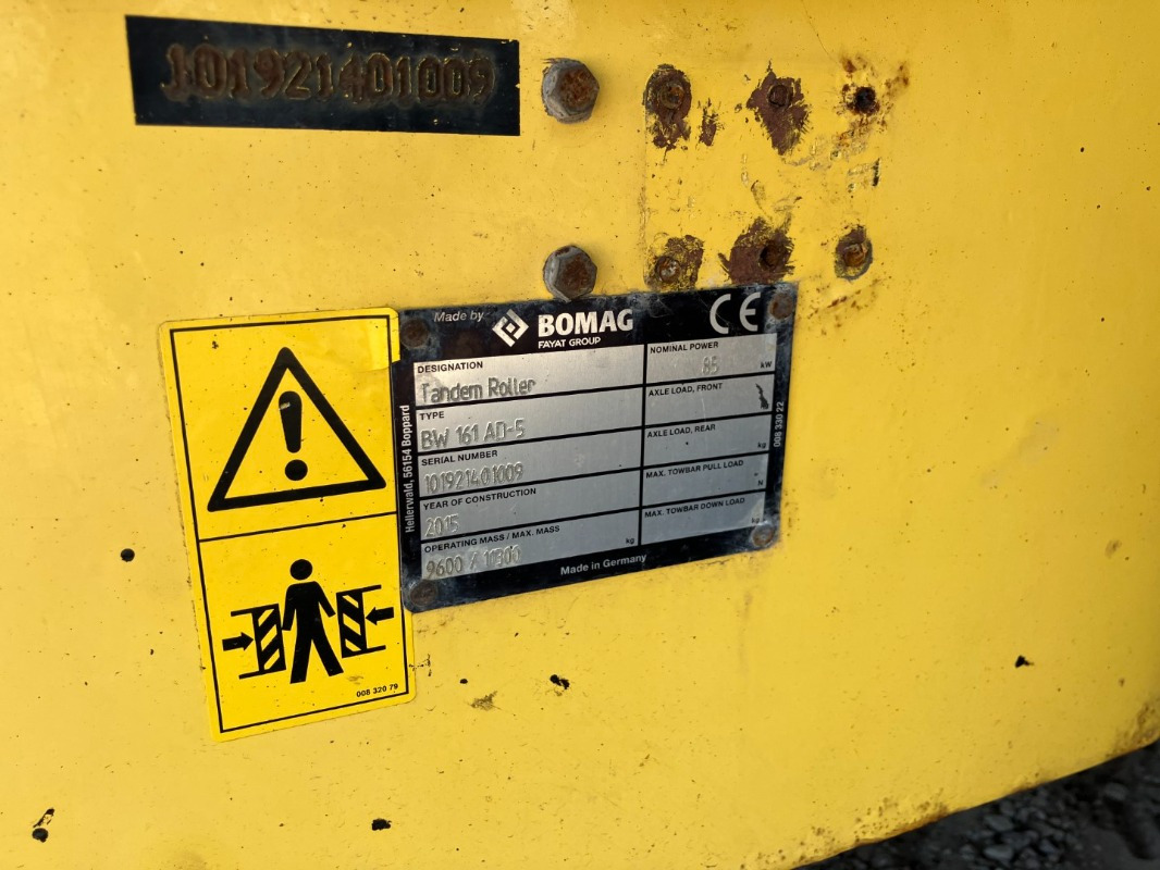 BOMAG DE BW 161 AD-5 Stage IIIb/Tier 4i - Walec drogowy: zdjęcie 2 BOMAG DE BW 161 AD-5 Stage IIIb/Tier 4i - Walec drogowy: zdjęcie 2