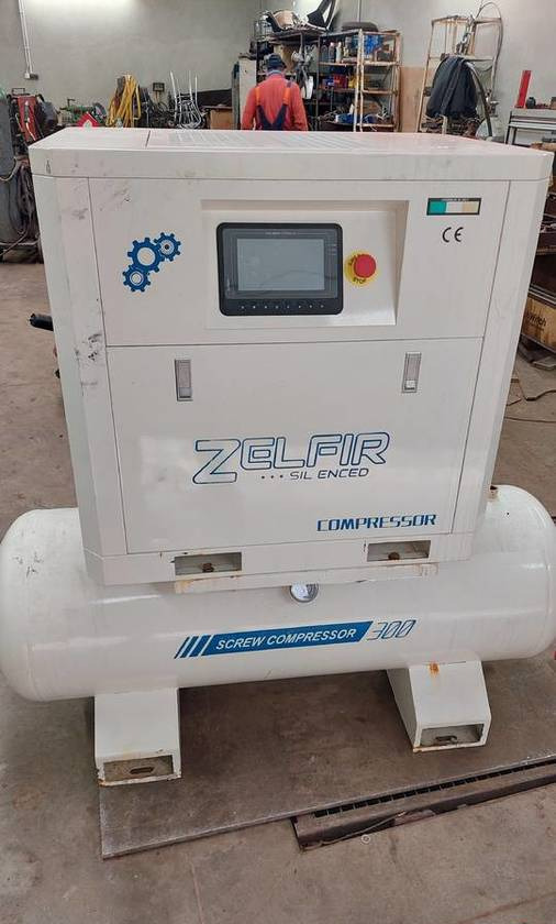 Nowy kompresor śrubowy Zelfir 7.5 kW 1100l/min zbiornik - Sprężarka powietrza: zdjęcie 2 Nowy kompresor śrubowy Zelfir 7.5 kW 1100l/min zbiornik - Sprężarka powietrza: zdjęcie 2