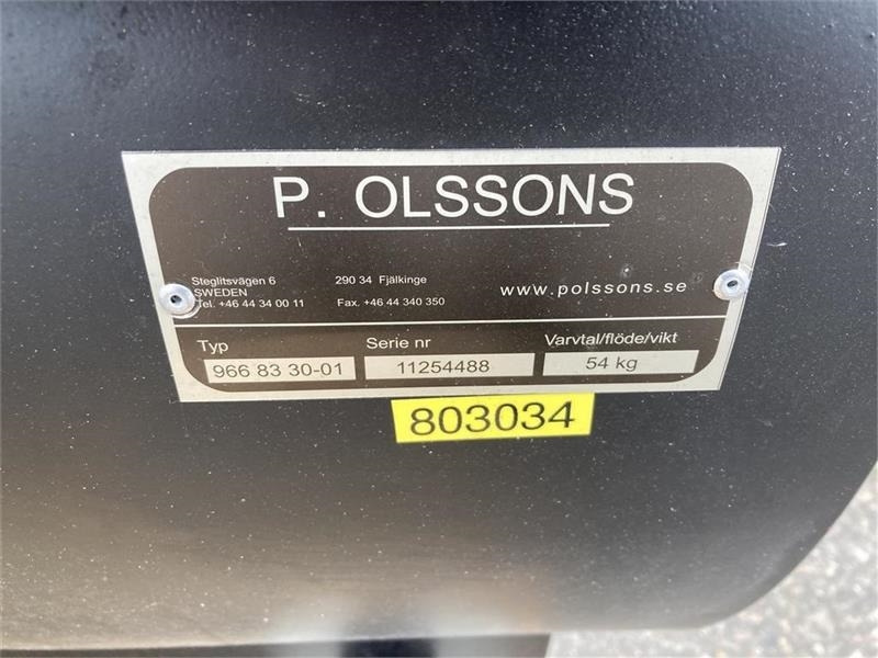 Husqvarna 125 B til R422 og P524 - Pług do śniegu do Maszyn rolniczych: zdjęcie 4 Husqvarna 125 B til R422 og P524 - Pług do śniegu do Maszyn rolniczych: zdjęcie 4