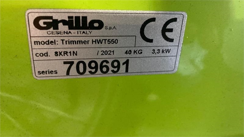 Grillo HWT 550 - Maszyna rolnicza: zdjęcie 4 Grillo HWT 550 - Maszyna rolnicza: zdjęcie 4