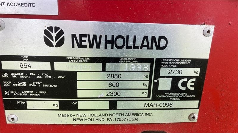 New Holland 654 RUNDBALLEPRESSER Cropcutter - Prasa rolująca: zdjęcie 5 New Holland 654 RUNDBALLEPRESSER Cropcutter - Prasa rolująca: zdjęcie 5