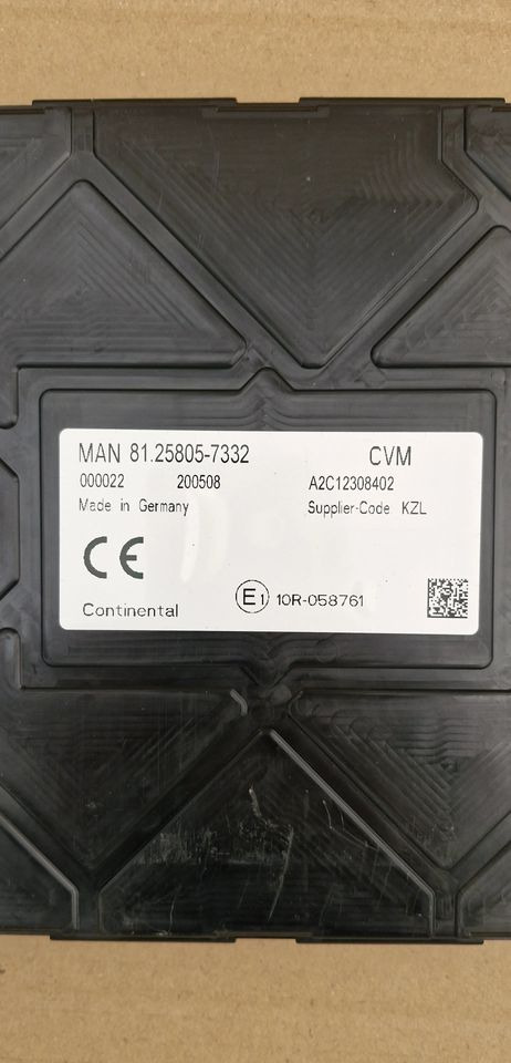 MAN TG3 TGX STEROWNIK KOMPUTER CVM 81.25805-7332 - Części układu hamulcowego: zdjęcie 2 MAN TG3 TGX STEROWNIK KOMPUTER CVM 81.25805-7332 - Części układu hamulcowego: zdjęcie 2