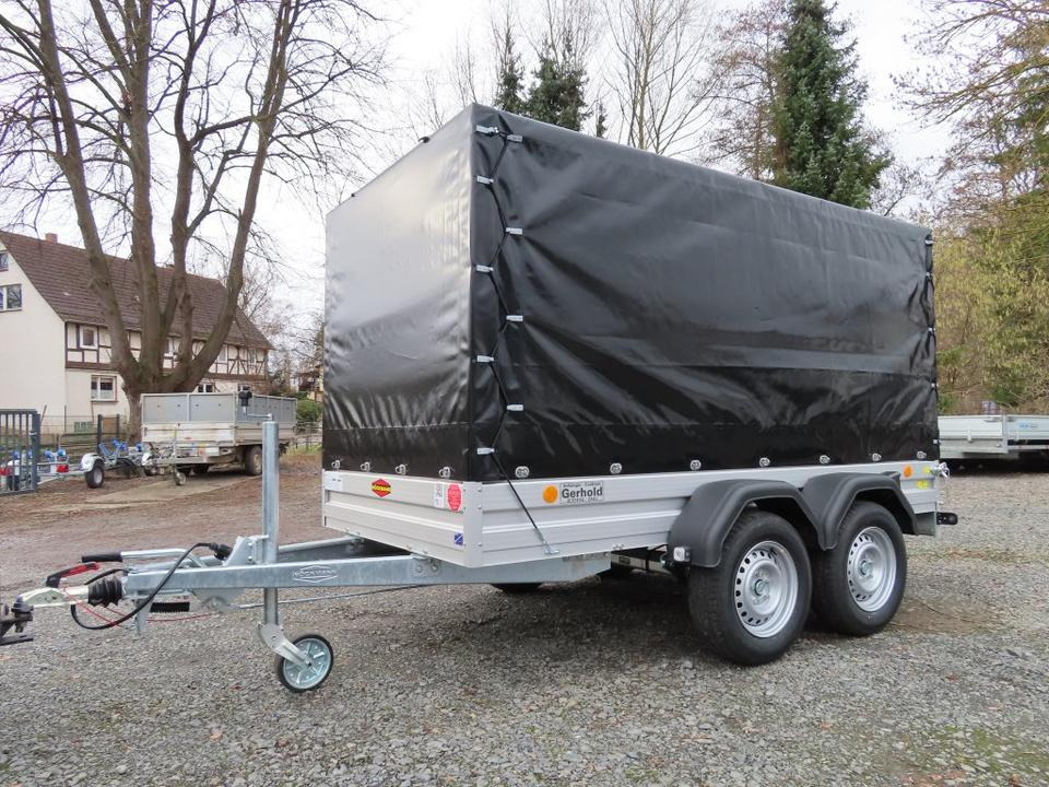 Böckmann,PKW Anhänger, 2,7 to. Plane u. Spriegel, 100 km/h - Przyczepa z plandeką: zdjęcie 1 Böckmann,PKW Anhänger, 2,7 to. Plane u. Spriegel, 100 km/h - Przyczepa z plandeką: zdjęcie 1