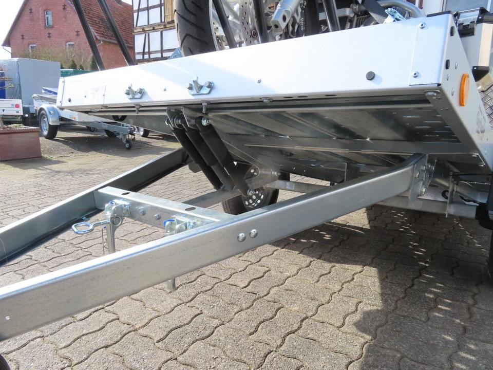 TPV KD-MU-T3 Motorradanhänger PKW-Anhänger 100km/h - Przyczepa motocyklowa: zdjęcie 5 TPV KD-MU-T3 Motorradanhänger PKW-Anhänger 100km/h - Przyczepa motocyklowa: zdjęcie 5