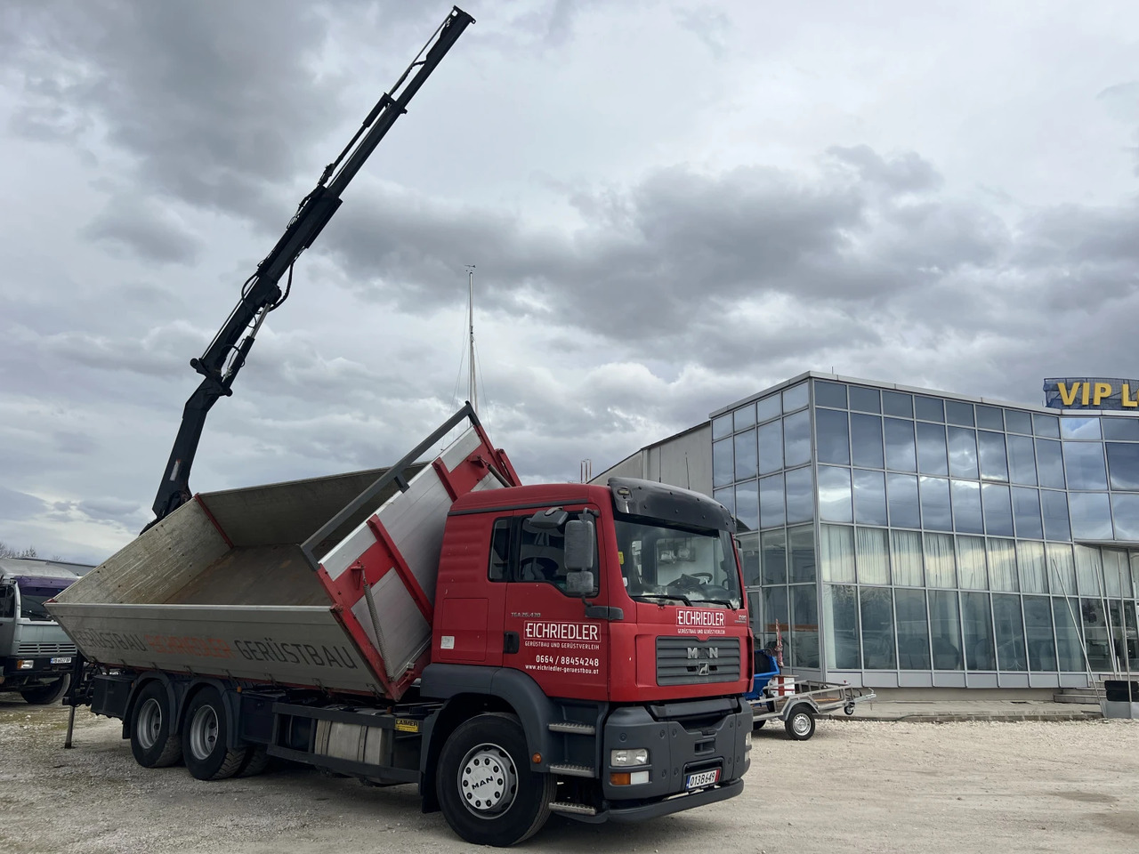 Man Tga 6х4, Самосвал с Кран - Wywrotka, Samochod ciężarowy z HDS: zdjęcie 1 Man Tga 6х4, Самосвал с Кран - Wywrotka, Samochod ciężarowy z HDS: zdjęcie 1