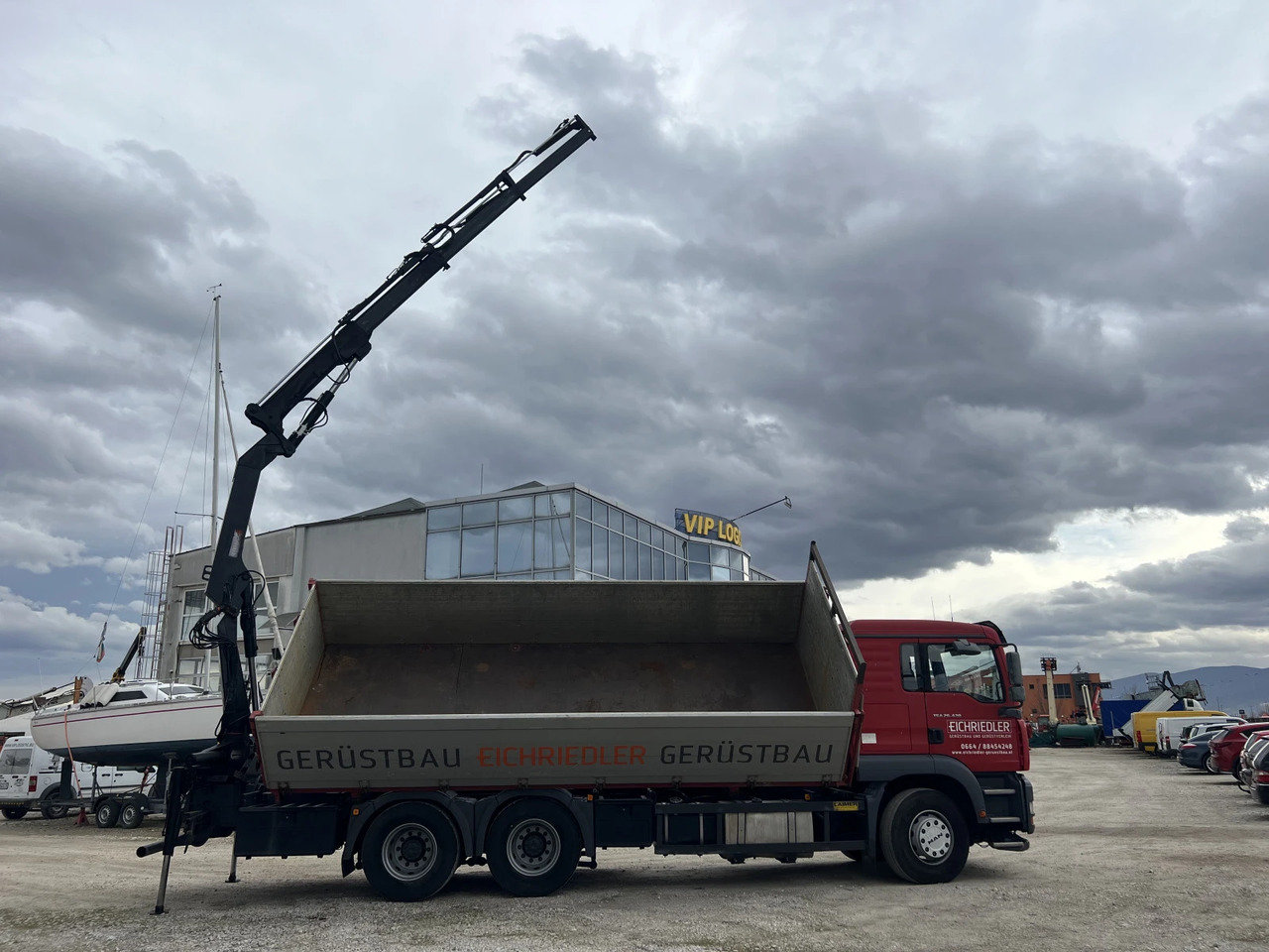 Man Tga 6х4, Самосвал с Кран - Wywrotka, Samochod ciężarowy z HDS: zdjęcie 4 Man Tga 6х4, Самосвал с Кран - Wywrotka, Samochod ciężarowy z HDS: zdjęcie 4