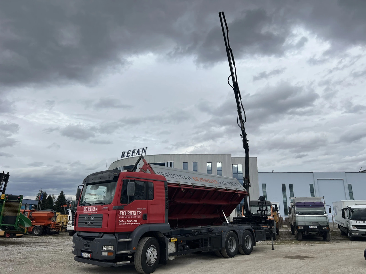 Man Tga 6х4, Самосвал с Кран - Wywrotka, Samochod ciężarowy z HDS: zdjęcie 5 Man Tga 6х4, Самосвал с Кран - Wywrotka, Samochod ciężarowy z HDS: zdjęcie 5