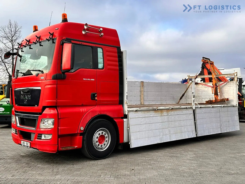MAN TGX 26.480 Ciężarówka burtowa MAN TGX 26.480 6X2 / PALFINGER PK9002-EH B Crane / 80% Michelin - Samochod ciężarowy z HDS: zdjęcie 2 MAN TGX 26.480 Ciężarówka burtowa MAN TGX 26.480 6X2 / PALFINGER PK9002-EH B Crane / 80% Michelin - Samochod ciężarowy z HDS: zdjęcie 2