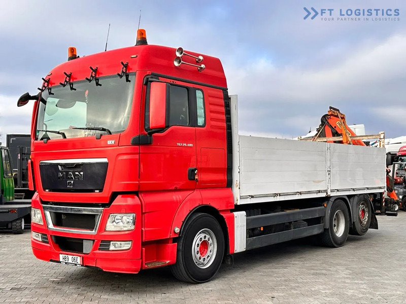 MAN TGX 26.480 Ciężarówka burtowa MAN TGX 26.480 6X2 / PALFINGER PK9002-EH B Crane / 80% Michelin - Samochod ciężarowy z HDS: zdjęcie 4 MAN TGX 26.480 Ciężarówka burtowa MAN TGX 26.480 6X2 / PALFINGER PK9002-EH B Crane / 80% Michelin - Samochod ciężarowy z HDS: zdjęcie 4