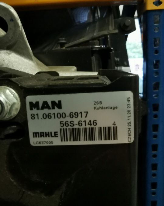 CHŁODNICE MAN TGS NEW MODEL 81.06100-6917 - Chłodnica do Samochodów ciężarowych: zdjęcie 4 CHŁODNICE MAN TGS NEW MODEL 81.06100-6917 - Chłodnica do Samochodów ciężarowych: zdjęcie 4