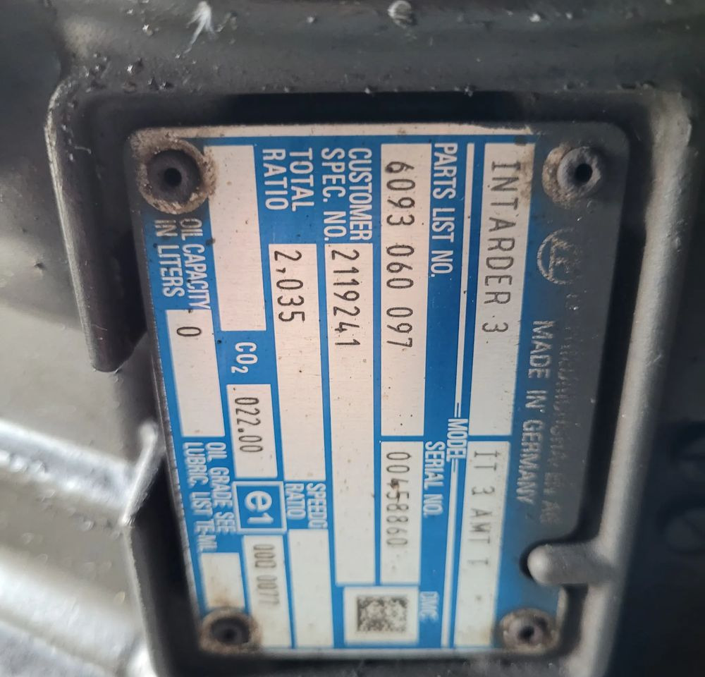 RETARDER INTARDER 3 DAF XF 106 ORYGINAŁ 6093060097 CHWALIM116 - Skrzynia biegów do Samochodów ciężarowych: zdjęcie 4 RETARDER INTARDER 3 DAF XF 106 ORYGINAŁ 6093060097 CHWALIM116 - Skrzynia biegów do Samochodów ciężarowych: zdjęcie 4