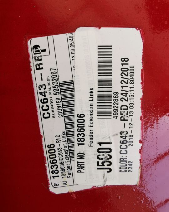 SPOJLER ZAKOŃCZENIE DAF XF 106 LH. - Aerodynamika/ Spojler do Samochodów ciężarowych: zdjęcie 2 SPOJLER ZAKOŃCZENIE DAF XF 106 LH. - Aerodynamika/ Spojler do Samochodów ciężarowych: zdjęcie 2