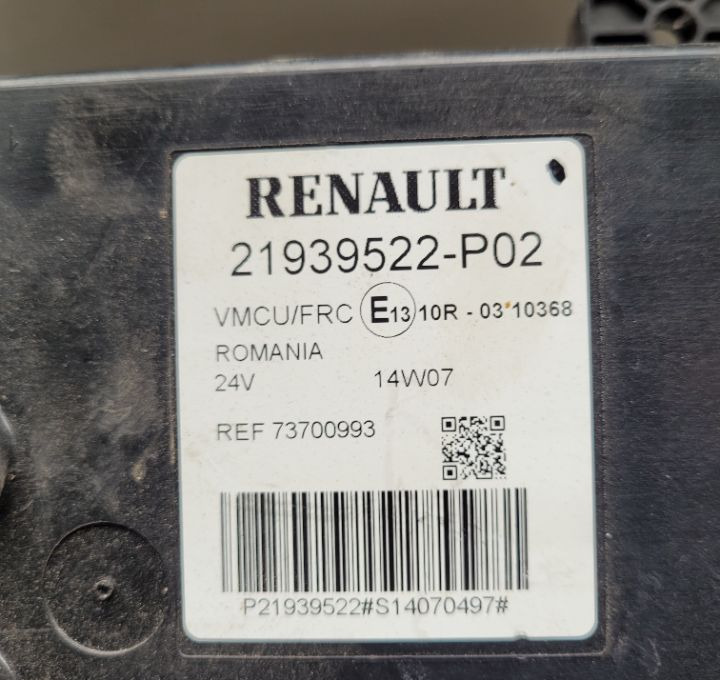 STEROWNIK RENAULT RANGE T 21939522-P02 - ECU do Samochodów ciężarowych: zdjęcie 2 STEROWNIK RENAULT RANGE T 21939522-P02 - ECU do Samochodów ciężarowych: zdjęcie 2