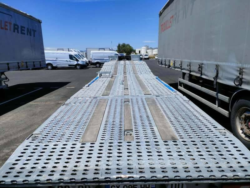 Semi-remorque 3 Essieux 38 TONNES DRAWER PORTE A FAUX HYDRAULIQUE VOLET COULISSANT - Naczepa do przewozu samochodów: zdjęcie 3 Semi-remorque 3 Essieux 38 TONNES DRAWER PORTE A FAUX HYDRAULIQUE VOLET COULISSANT - Naczepa do przewozu samochodów: zdjęcie 3