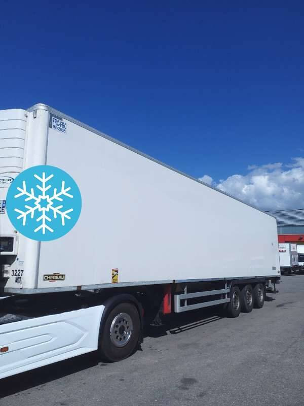 Semi-remorque 3 Essieux FRIGO 38 TONNES HAYON CAISSE CHEREAU GROUPE CARRIER VECTOR 1950 MT - Naczepa chłodnia: zdjęcie 1 Semi-remorque 3 Essieux FRIGO 38 TONNES HAYON CAISSE CHEREAU GROUPE CARRIER VECTOR 1950 MT - Naczepa chłodnia: zdjęcie 1