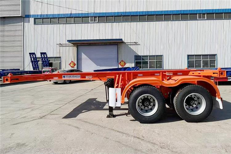 TITAN 2 Axle 20ft Container Chassis Trailer for Sale In Jamaica - Naczepa kontenerowiec/ System wymienny: zdjęcie 3 TITAN 2 Axle 20ft Container Chassis Trailer for Sale In Jamaica - Naczepa kontenerowiec/ System wymienny: zdjęcie 3