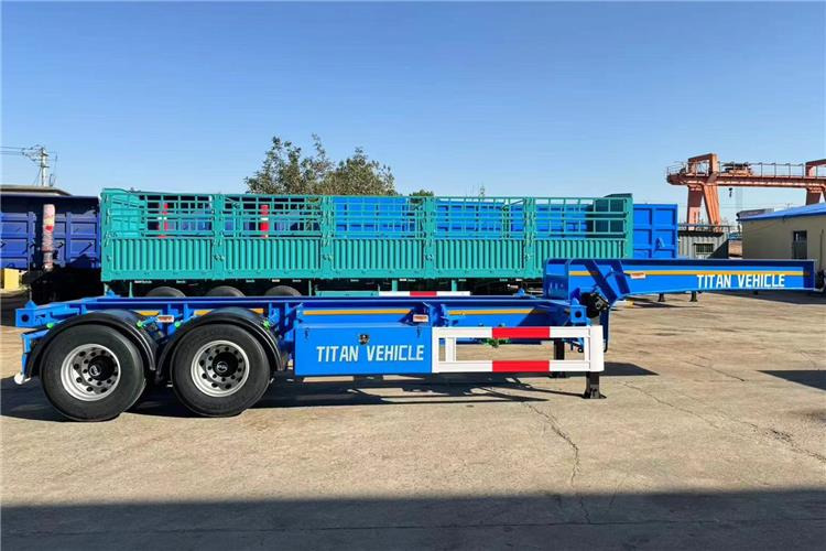 TITAN 2 Axle 20ft ISO Tank Chassis Trailer for Sale In Papua New Guinea - Naczepa kontenerowiec/ System wymienny: zdjęcie 2 TITAN 2 Axle 20ft ISO Tank Chassis Trailer for Sale In Papua New Guinea - Naczepa kontenerowiec/ System wymienny: zdjęcie 2
