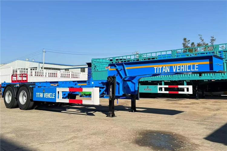 TITAN 2 Axle 20ft ISO Tank Chassis Trailer for Sale In Papua New Guinea - Naczepa kontenerowiec/ System wymienny: zdjęcie 3 TITAN 2 Axle 20ft ISO Tank Chassis Trailer for Sale In Papua New Guinea - Naczepa kontenerowiec/ System wymienny: zdjęcie 3