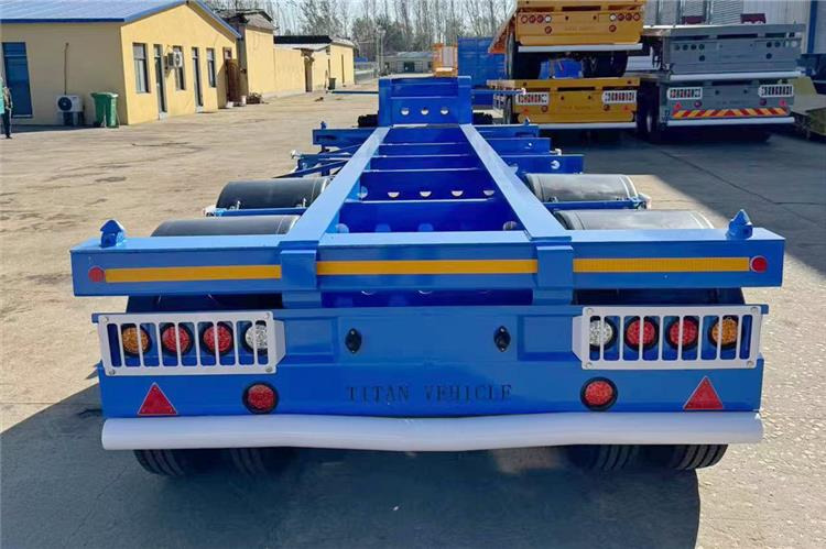 TITAN 2 Axle 20ft ISO Tank Chassis Trailer for Sale In Papua New Guinea - Naczepa kontenerowiec/ System wymienny: zdjęcie 4 TITAN 2 Axle 20ft ISO Tank Chassis Trailer for Sale In Papua New Guinea - Naczepa kontenerowiec/ System wymienny: zdjęcie 4