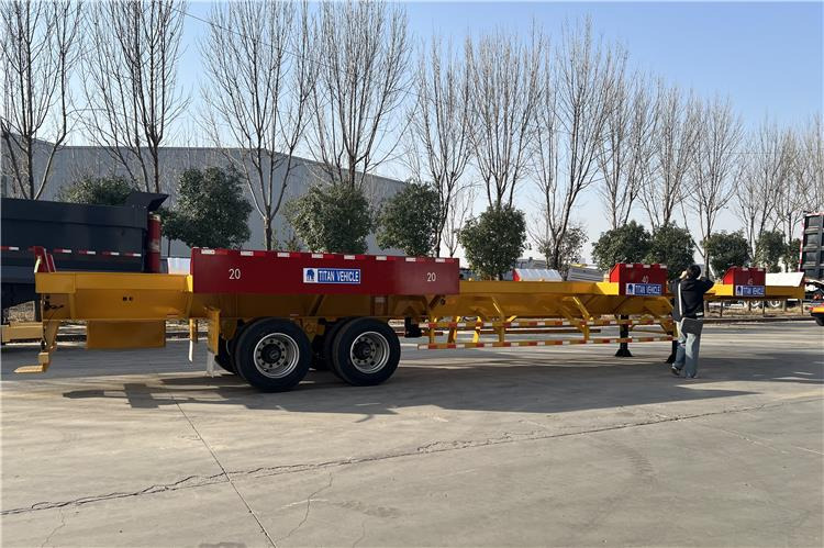 TITAN 20/40FT Terminal Trailer for Sale In Uganda - Naczepa kontenerowiec/ System wymienny: zdjęcie 4 TITAN 20/40FT Terminal Trailer for Sale In Uganda - Naczepa kontenerowiec/ System wymienny: zdjęcie 4