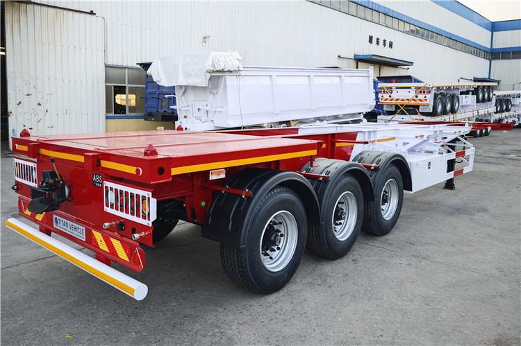 TITAN 3 Axle 40ft Container Chassis Trailer for Sale In Guam - Naczepa kontenerowiec/ System wymienny: zdjęcie 5 TITAN 3 Axle 40ft Container Chassis Trailer for Sale In Guam - Naczepa kontenerowiec/ System wymienny: zdjęcie 5