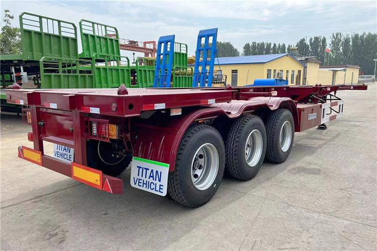 TITAN 40ft Skeleton Trailer Price for Sale In Guyana - Naczepa kontenerowiec/ System wymienny: zdjęcie 1 TITAN 40ft Skeleton Trailer Price for Sale In Guyana - Naczepa kontenerowiec/ System wymienny: zdjęcie 1
