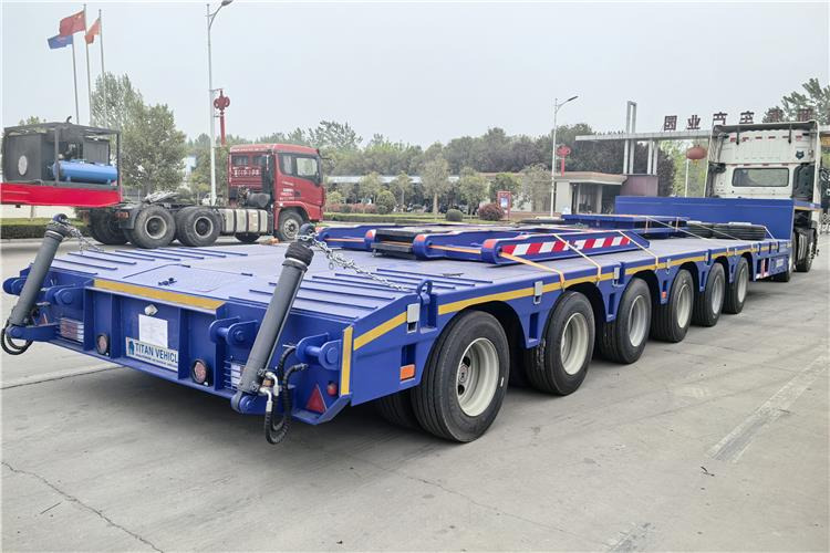 TITAN 6 Axle 120 Ton Extendable Low Loader Trailer for Sale Price - Naczepa niskopodwoziowa: zdjęcie 3 TITAN 6 Axle 120 Ton Extendable Low Loader Trailer for Sale Price - Naczepa niskopodwoziowa: zdjęcie 3