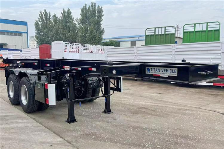TITAN In Stock 20 ft Shipping Container Trailer for Sale In Ghana - Naczepa kontenerowiec/ System wymienny: zdjęcie 5 TITAN In Stock 20 ft Shipping Container Trailer for Sale In Ghana - Naczepa kontenerowiec/ System wymienny: zdjęcie 5