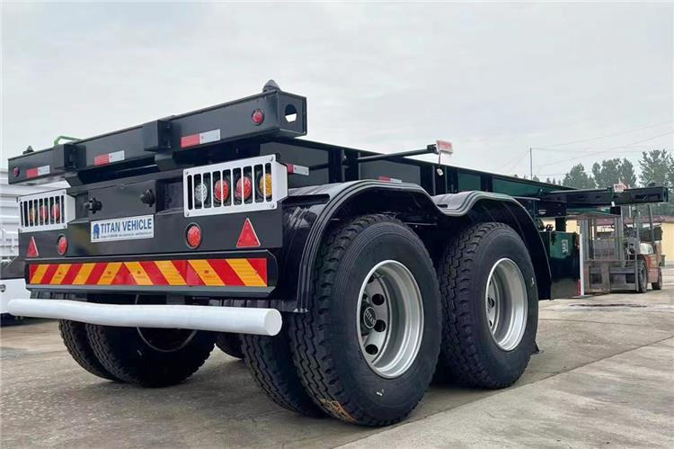 TITAN In Stock 20 ft Shipping Container Trailer for Sale In Ghana - Naczepa kontenerowiec/ System wymienny: zdjęcie 4 TITAN In Stock 20 ft Shipping Container Trailer for Sale In Ghana - Naczepa kontenerowiec/ System wymienny: zdjęcie 4