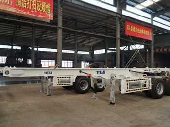 TITAN Shipping Container Trailer for Sale in Ghana - Naczepa kontenerowiec/ System wymienny: zdjęcie 1 TITAN Shipping Container Trailer for Sale in Ghana - Naczepa kontenerowiec/ System wymienny: zdjęcie 1