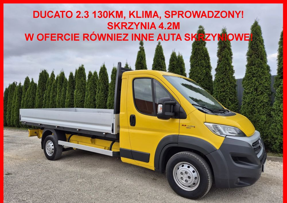 Fiat Ducato 2.3 130KM - Samochód dostawczy skrzyniowy: zdjęcie 1 Fiat Ducato 2.3 130KM - Samochód dostawczy skrzyniowy: zdjęcie 1