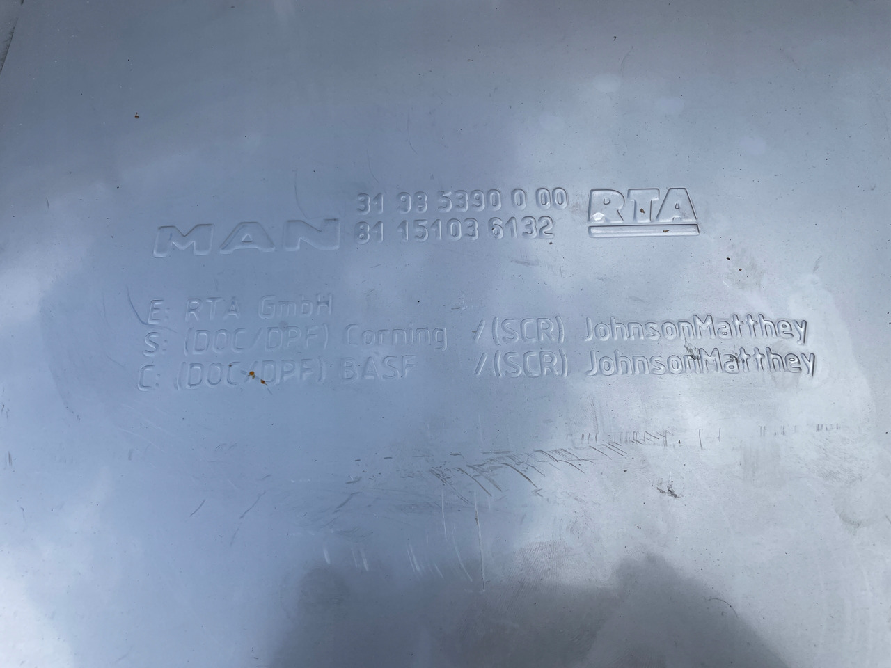 KATALIZATOR MAN TGX TGS EURO 6 DPF TŁUMIK WYDECH 81151036132 - Rura wydechowa do Samochodów ciężarowych: zdjęcie 5 KATALIZATOR MAN TGX TGS EURO 6 DPF TŁUMIK WYDECH 81151036132 - Rura wydechowa do Samochodów ciężarowych: zdjęcie 5