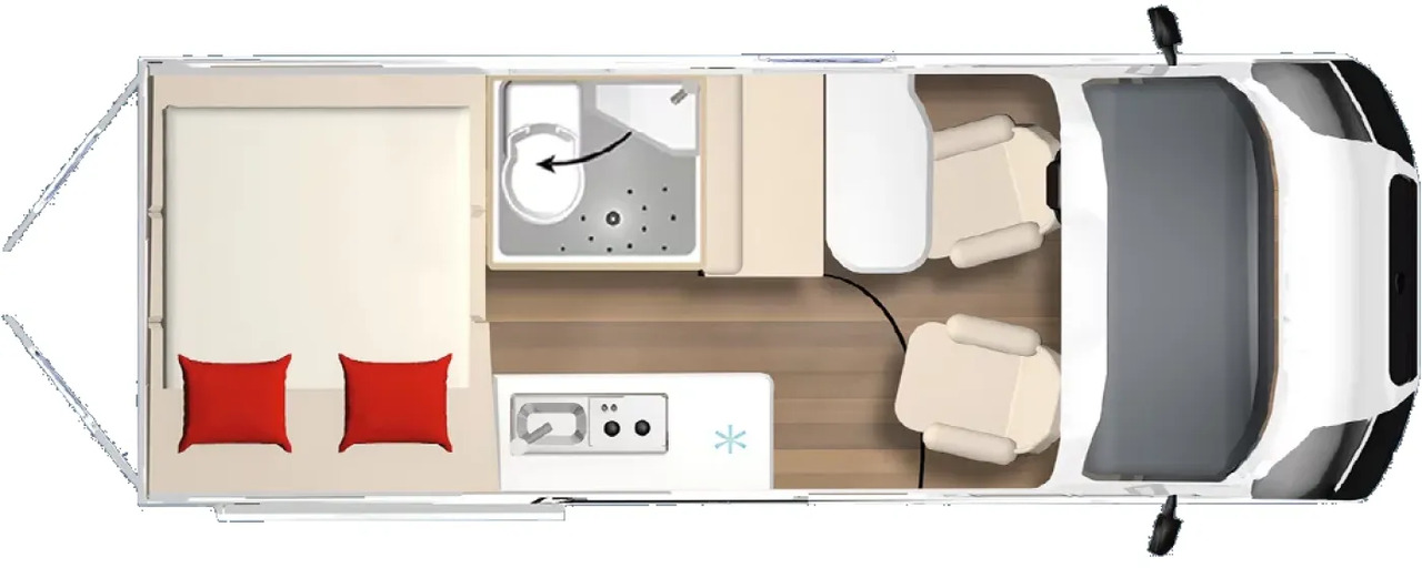 Bürstner B66 C 600 B 66 Voll ausgestattet - Kampervan: zdjęcie 2 Bürstner B66 C 600 B 66 Voll ausgestattet - Kampervan: zdjęcie 2