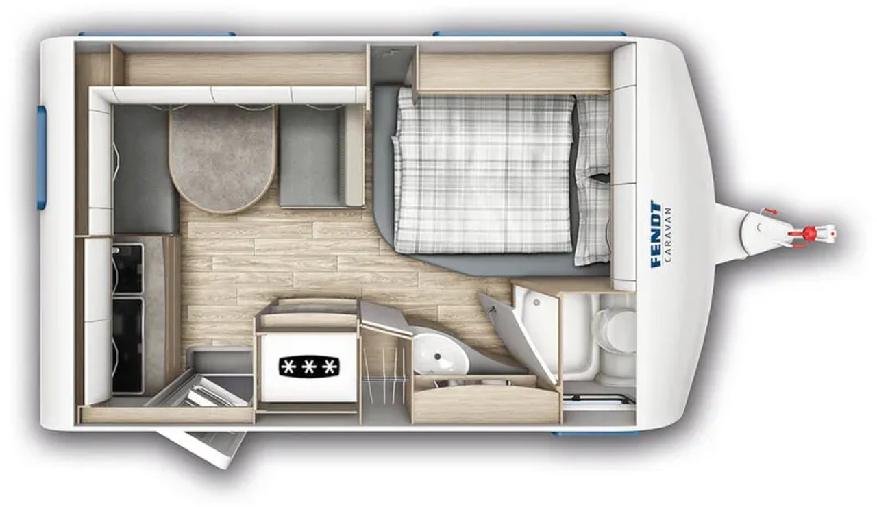Fendt Bianco Activ 390 FHS Dusche, 1.700 KG-Fahrwerk - Przyczepa kempingowa: zdjęcie 2 Fendt Bianco Activ 390 FHS Dusche, 1.700 KG-Fahrwerk - Przyczepa kempingowa: zdjęcie 2