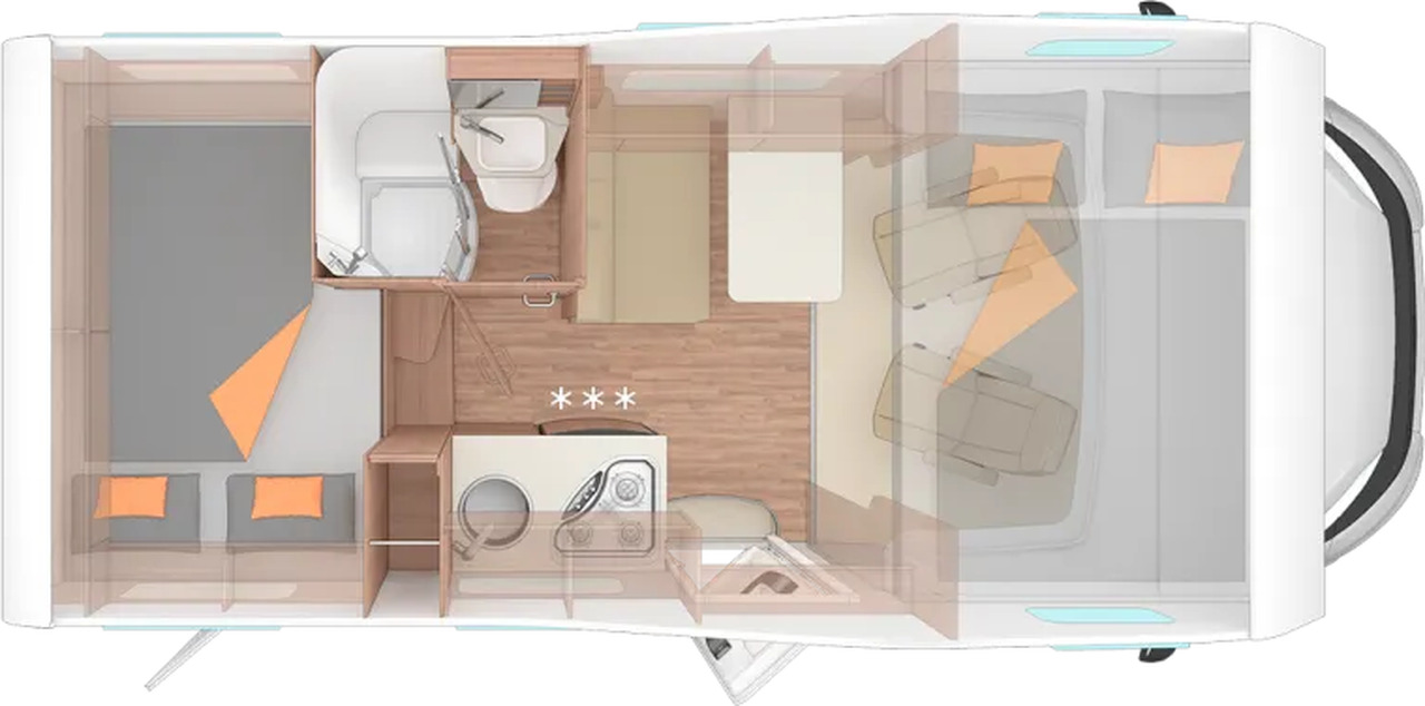 Weinsberg CaraHome 550 MG Aufbauklima., Markise, AHK - Kamper z alkową: zdjęcie 2 Weinsberg CaraHome 550 MG Aufbauklima., Markise, AHK - Kamper z alkową: zdjęcie 2