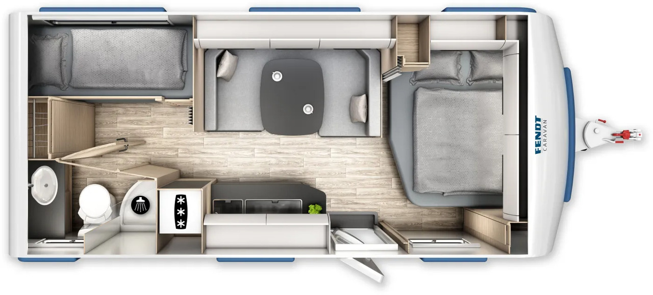 Wohnwagen Fendt Apero Activ 560 SKM neues Modell - Przyczepa kempingowa: zdjęcie 2 Wohnwagen Fendt Apero Activ 560 SKM neues Modell - Przyczepa kempingowa: zdjęcie 2