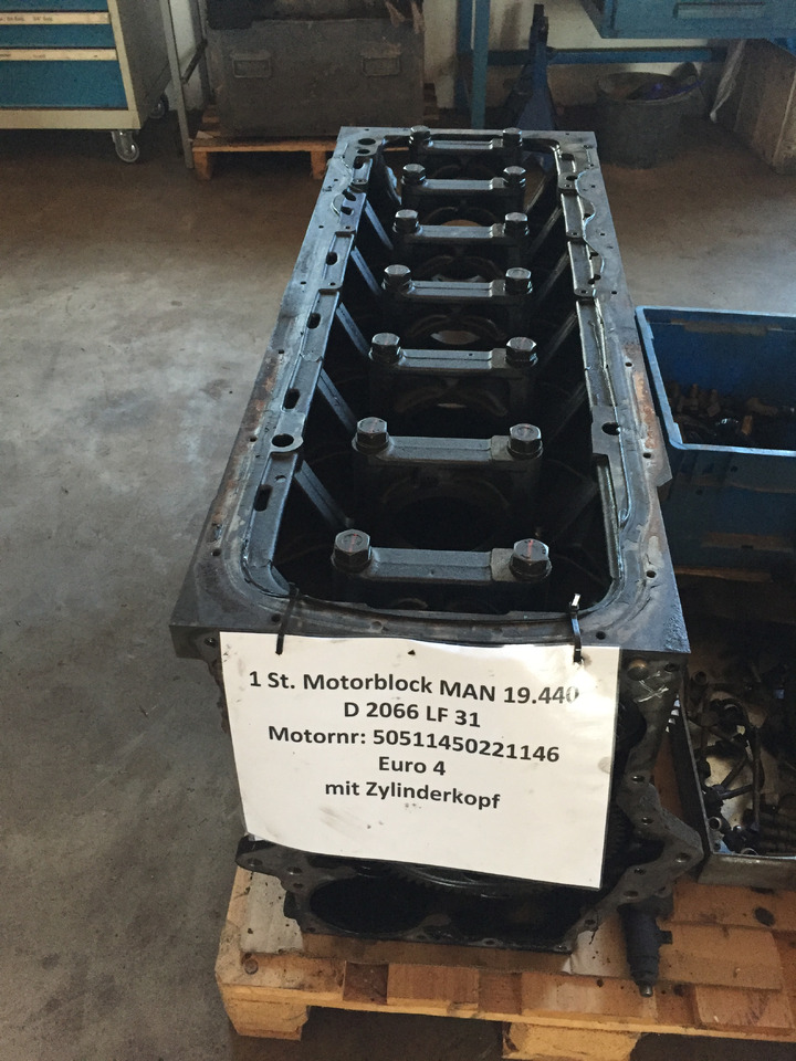 Gebrauchter Motorblock MAN TGA 19.440, Euro 4, Typ : D 2066 LF 31, Artikel - Nr. : 51.01102 - 6432 - Blok cylindrów do Samochodów ciężarowych: zdjęcie 1 Gebrauchter Motorblock MAN TGA 19.440, Euro 4, Typ : D 2066 LF 31, Artikel - Nr. : 51.01102 - 6432 - Blok cylindrów do Samochodów ciężarowych: zdjęcie 1